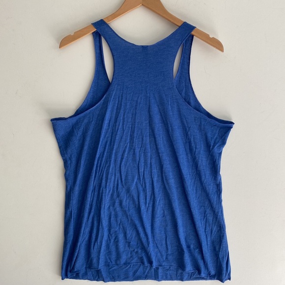 Next level apparel blue & white Racerback tee, Size XXL - Picture 5 of 5